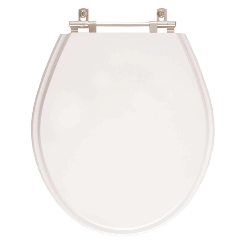 Assento Sanitário Em Mdf Aries Branco Para Bacia Eternit