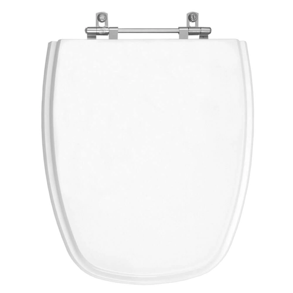 Assento Sanitário Em Mdf Optima Branco Para Bacia Sensea