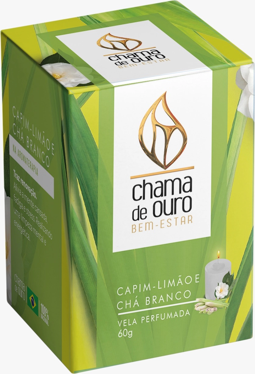 Vela Perf Capim Lim E Cha Bco Rs 60g