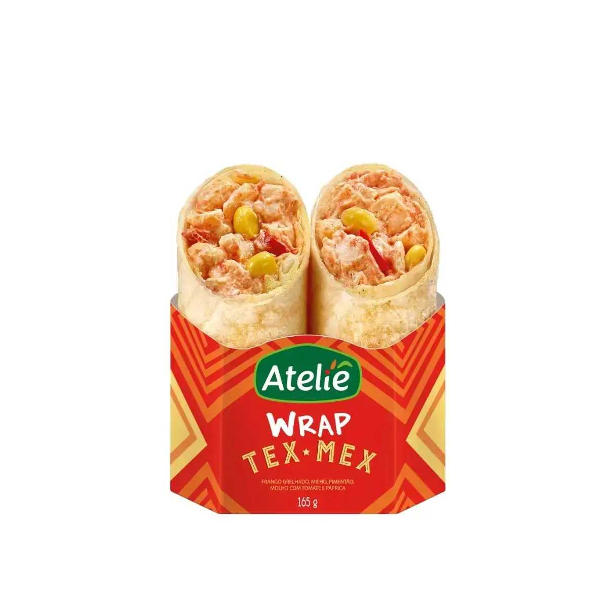 Wrap ATELIÊ Sabor Tex Mex Pacote 170g