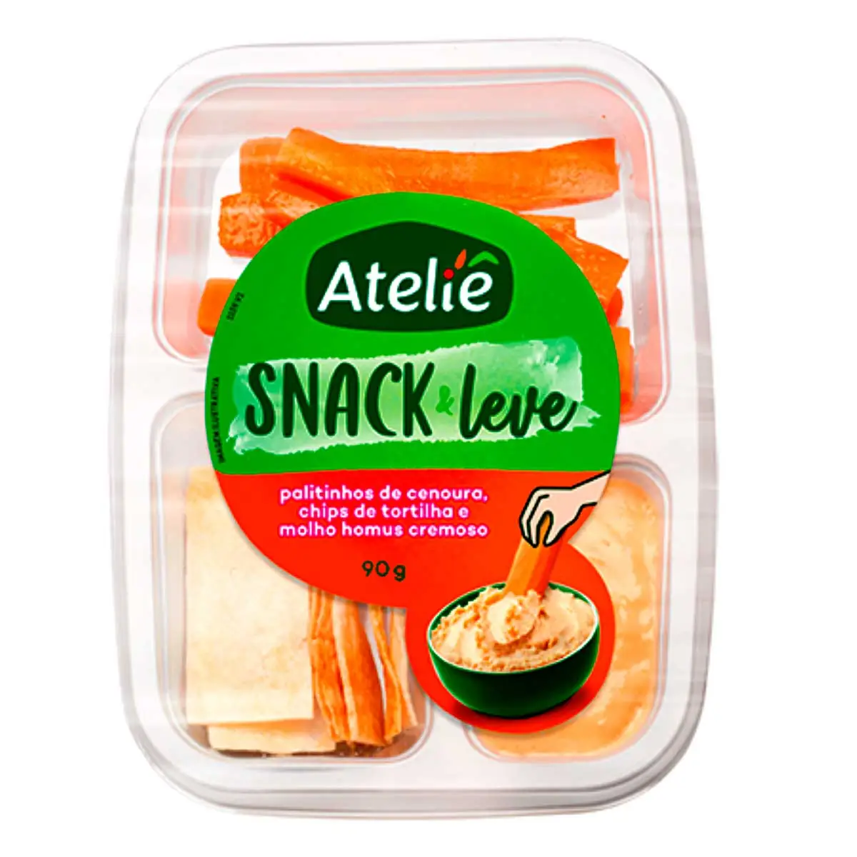 Snack Homus Cenoura Ateliê 90 g