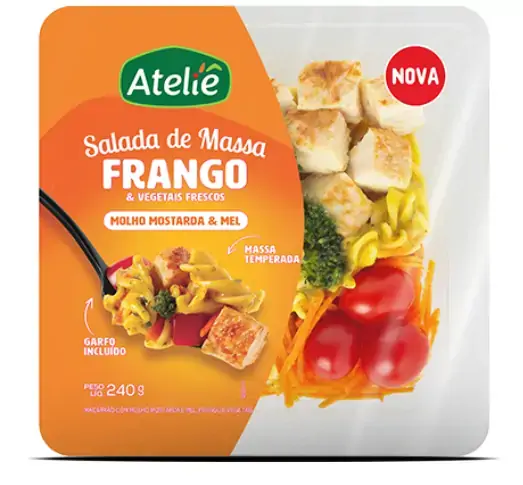 Salada Atelie 240g Frango/most/mel
