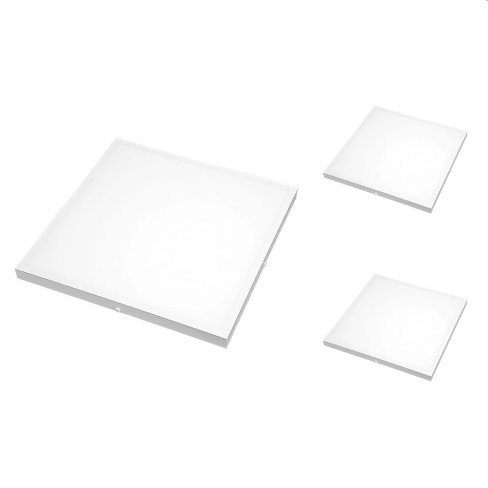 3 Painel De Led Taschibra Pro Quadrado De Sobrepor 45w Bivolt 6500k Luz Branca