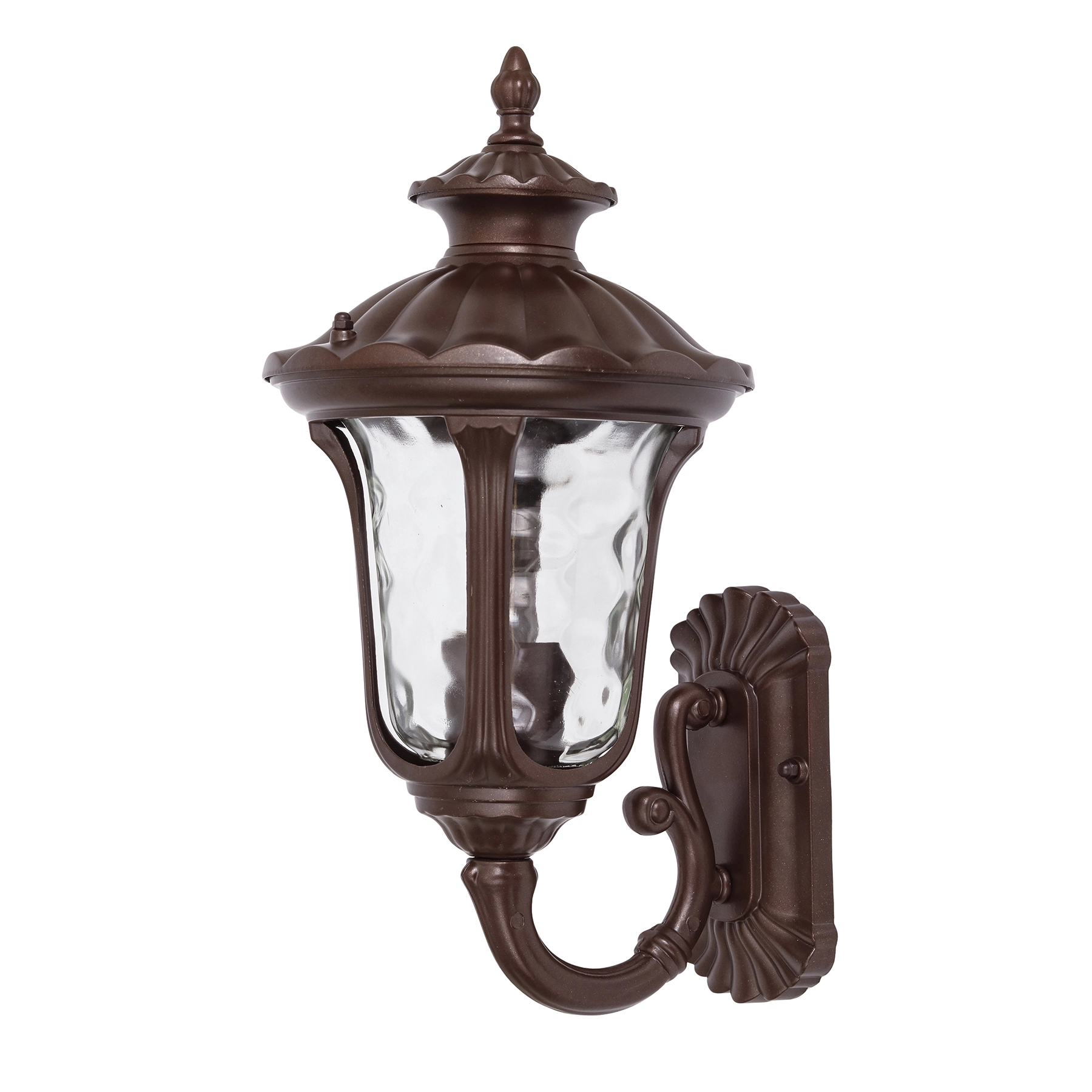 Arandela de Parede Externa IP43 Orleans Biancoluce Marrom Bivolt