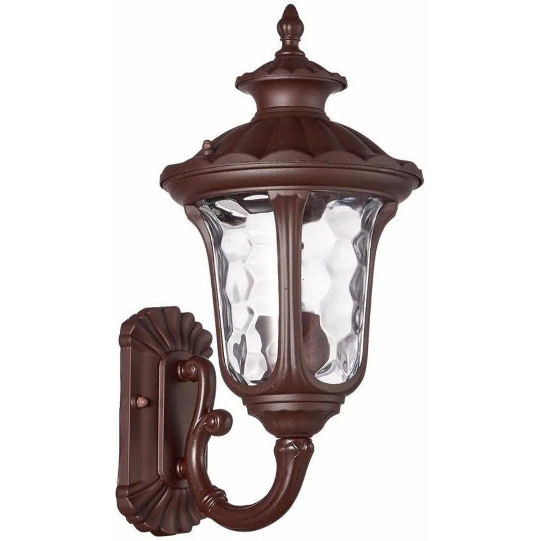 Arandela de Parede Externa IP43 Orleans Biancoluce Marrom Bivolt