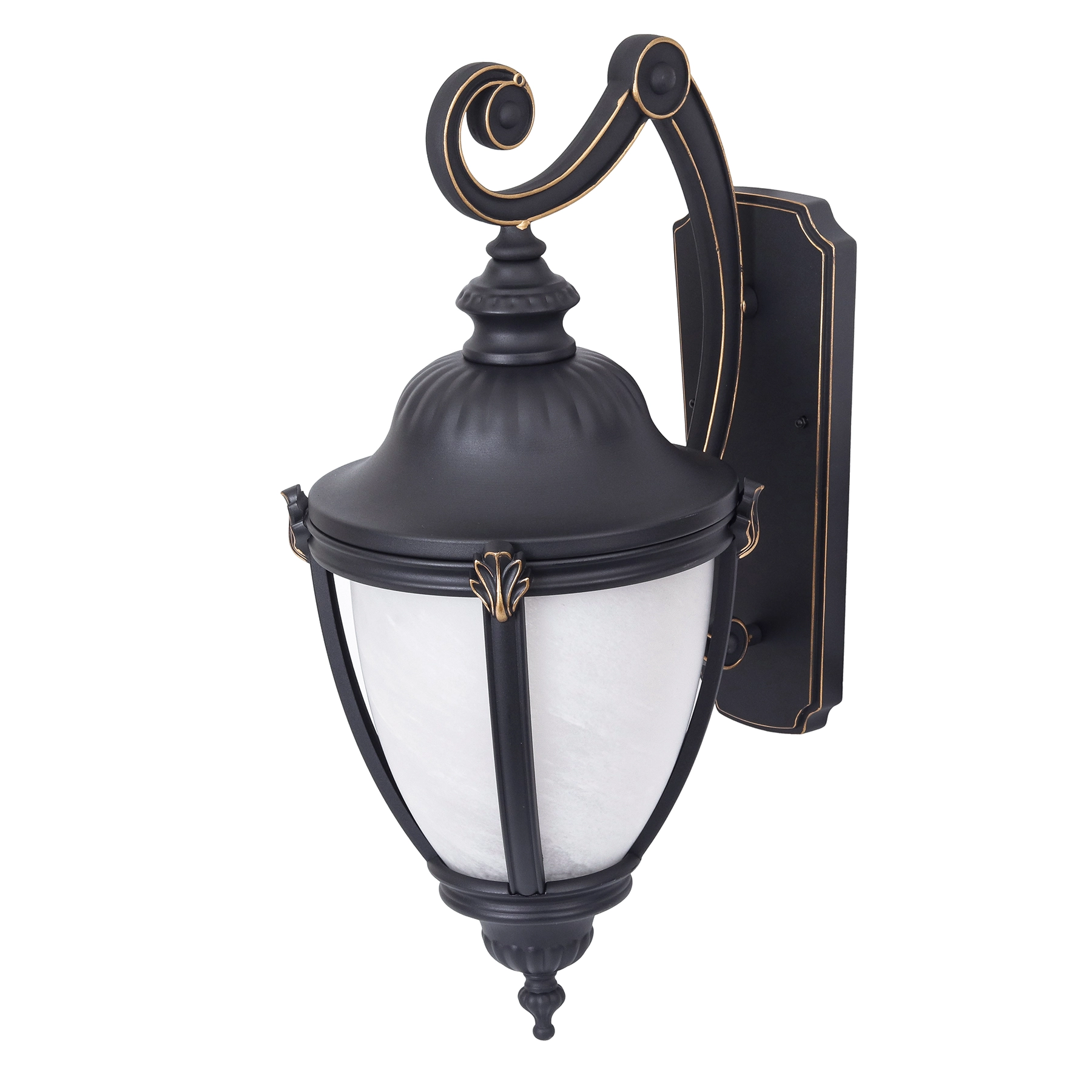 Arandela de Parede Externa IP43 Liège Biancoluce Amarelo|Preto