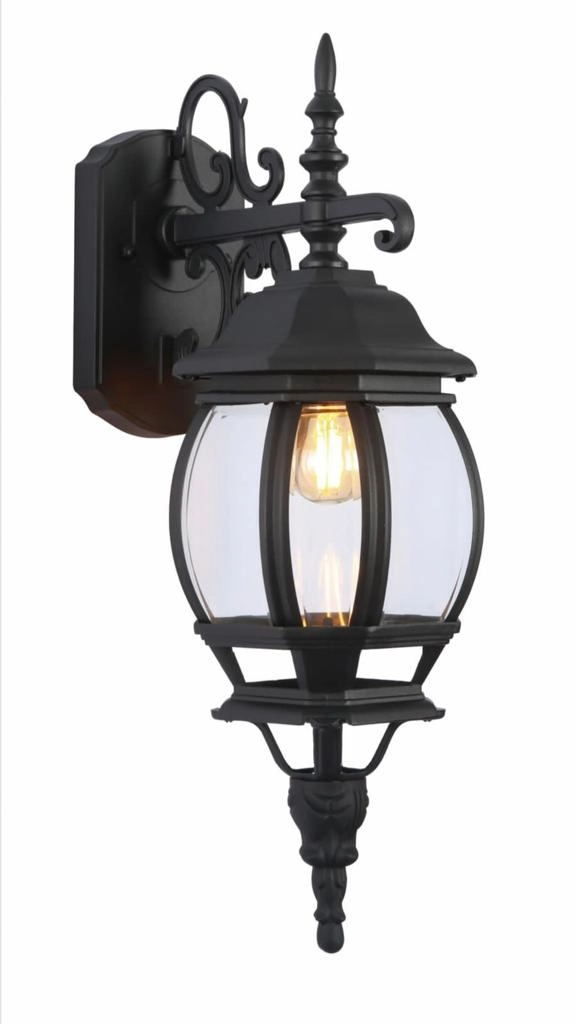 Arandela Colonial Vintage Ac201p-p/b Class Lille Preto