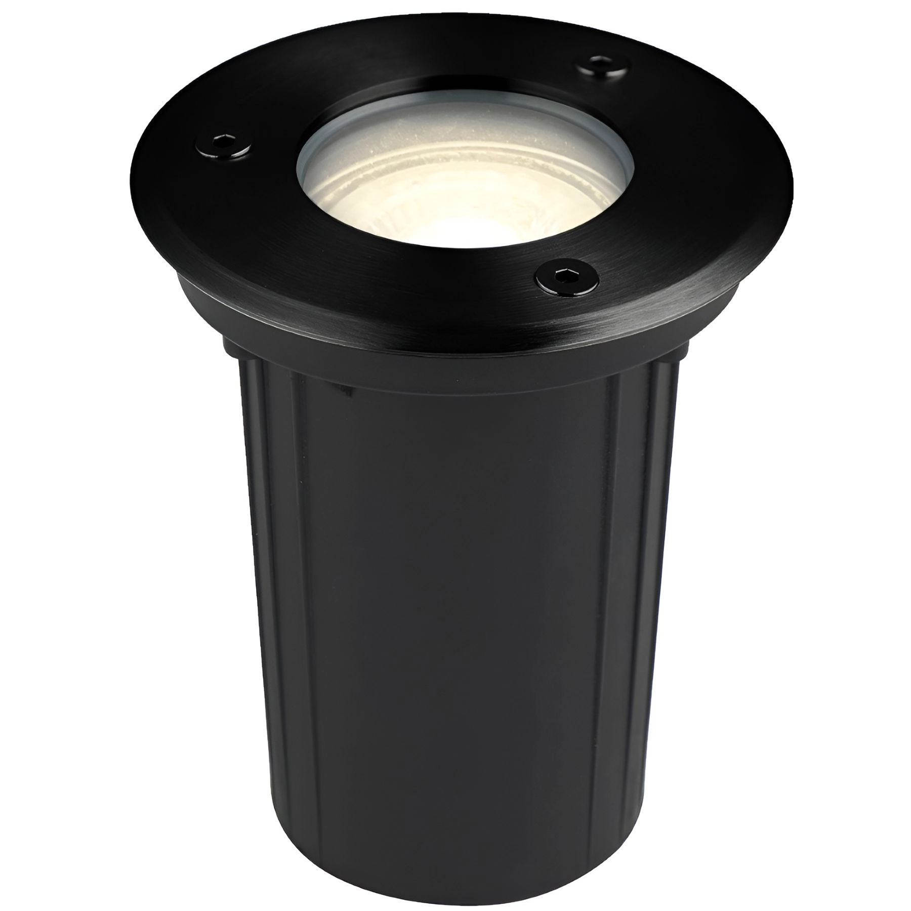 Embutido de Solo para Lâmpada MR16 Preto Metal IP67 Bivolt Biancoluce