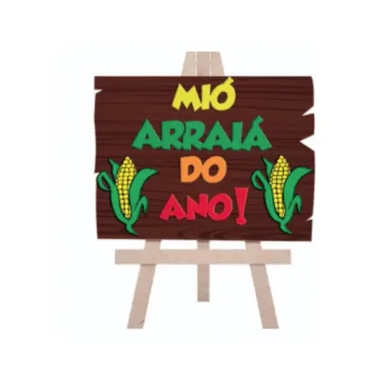 Lousa Mdf Eta Arraia Bao So 23x28cm Fj0007 Grintoy