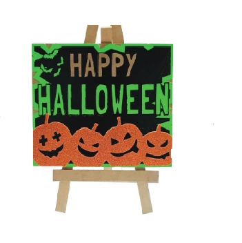 Lousa Mdf Halloween 23x28cm Ref.hw0004 Grintoy