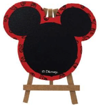 Mini Lousa Silhueta Mickey 14x16,5cm Mk0003 Grinto