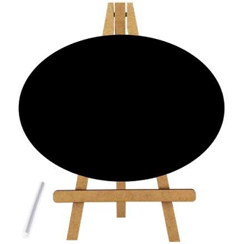 Lousa Mdf Oval 11x18cm Ref.dc0083 Grintoy