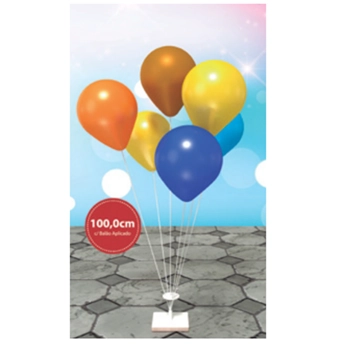 Grin Holder 60cm Mdf Branco Med C/6 Hastes