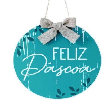 Placa Redonda 1 Pascoa