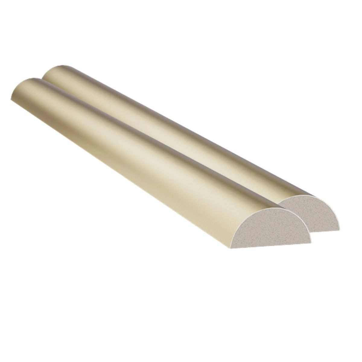 Meia Curva Poliestireno 599 Champanhe Santa Luzia (2uni) - 2,8mx3,7cm