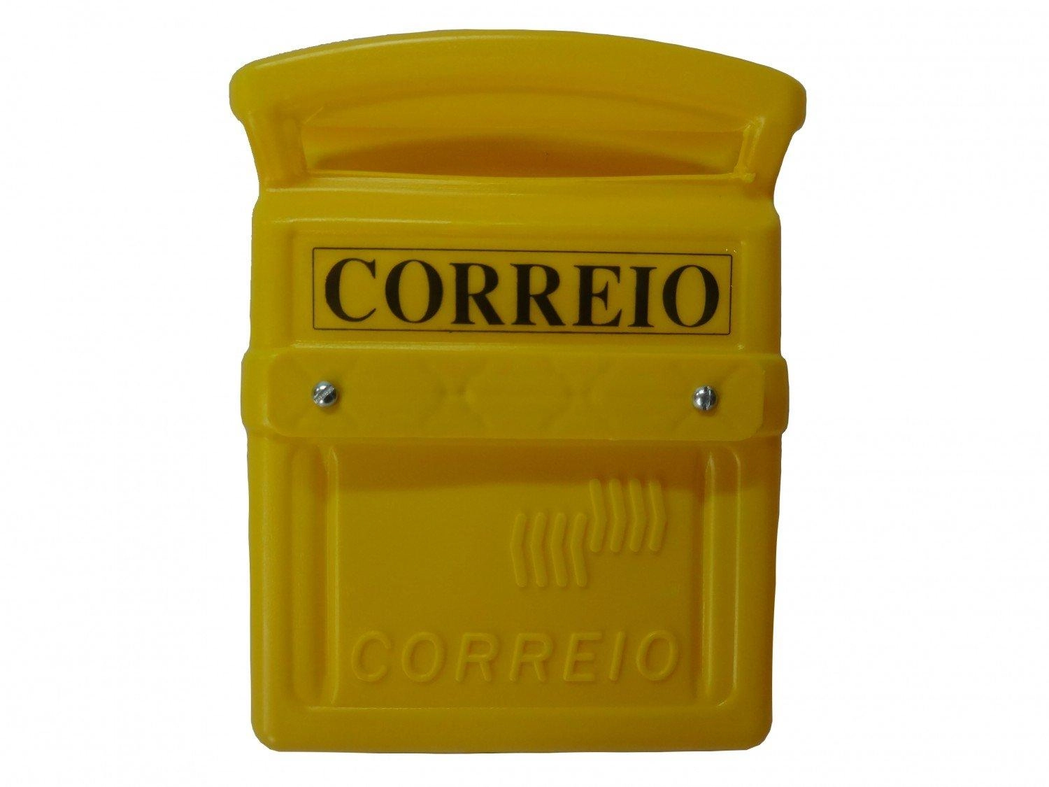 Caixa Correio Pvc Amarela - E.w.m.