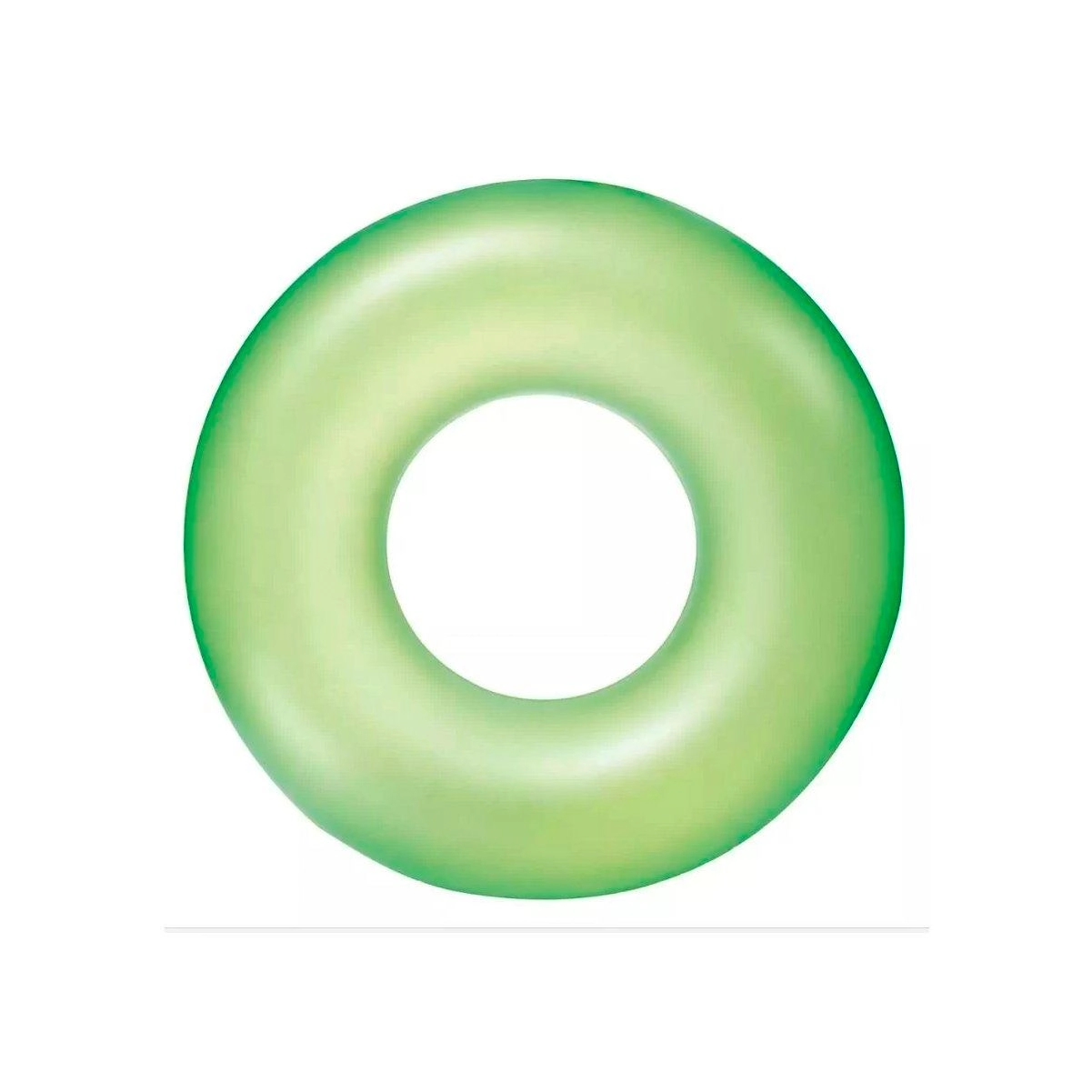 Boia Inflável Redonda Verde Neon Plástica 76cm - Mor, Opção: Verde Banqueta