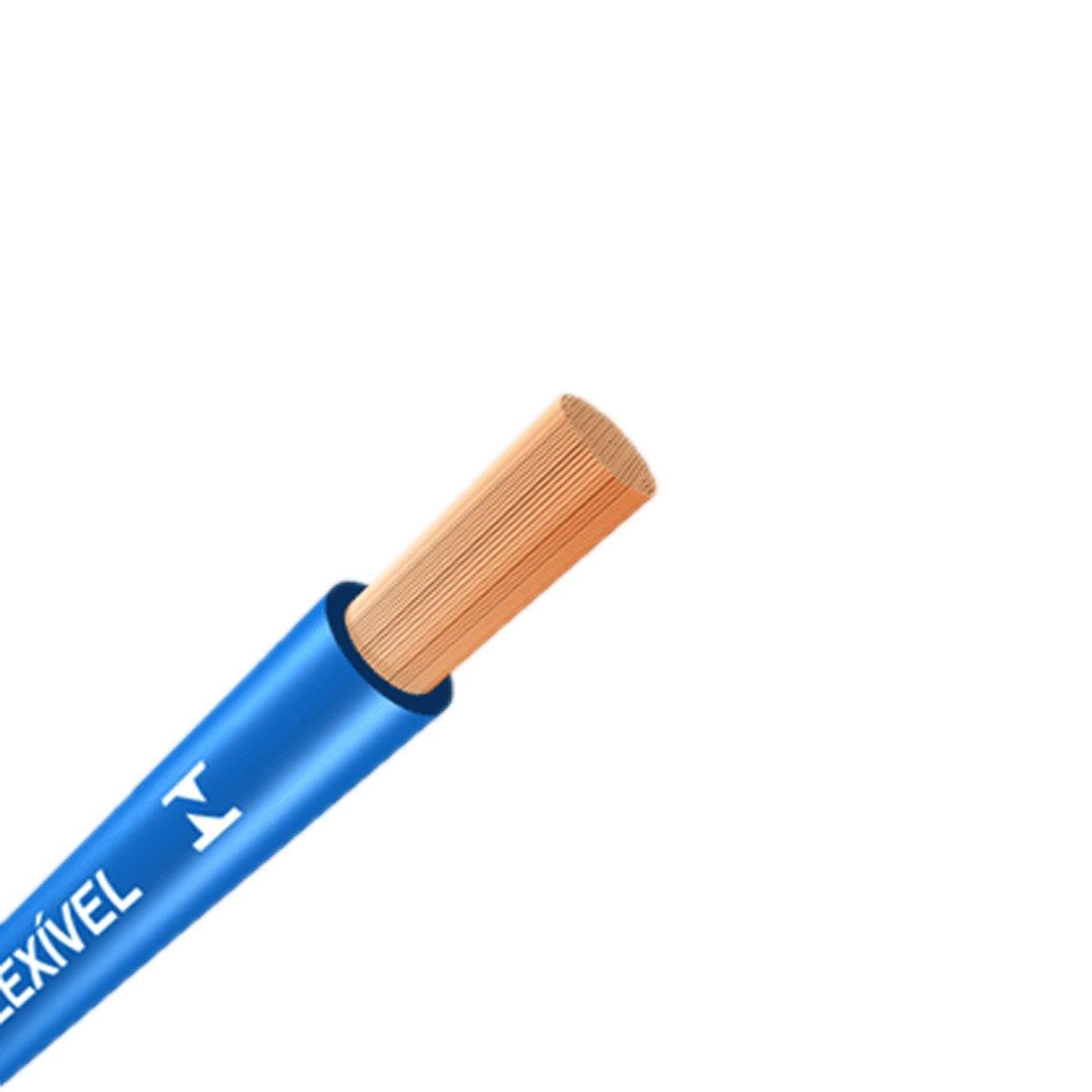 Fio Elétrico Flexível 1,5mm X 20 Metros Azul - Controller, Tamanho: 20m