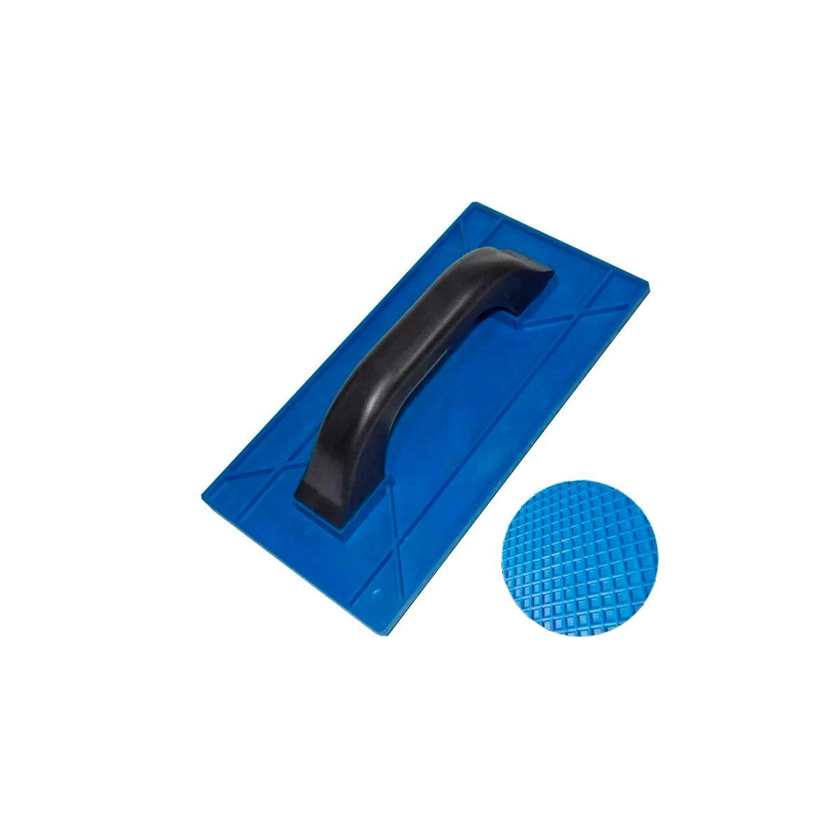 Kit 2 Desempenadeira Plástica Azul Estriada 17 X 30cm