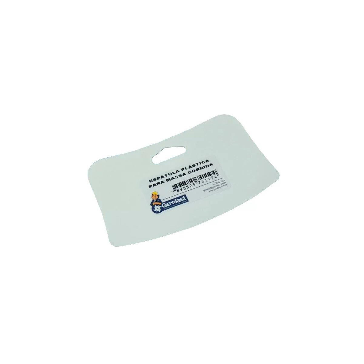 Kit 400 Espátula Plástica Massa Corrida Branca - Gerplast