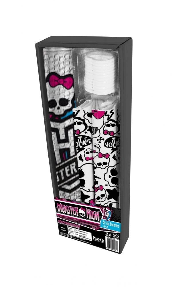 Kit 7 Kit Banheiro Monster High 3 Peças - Mattel