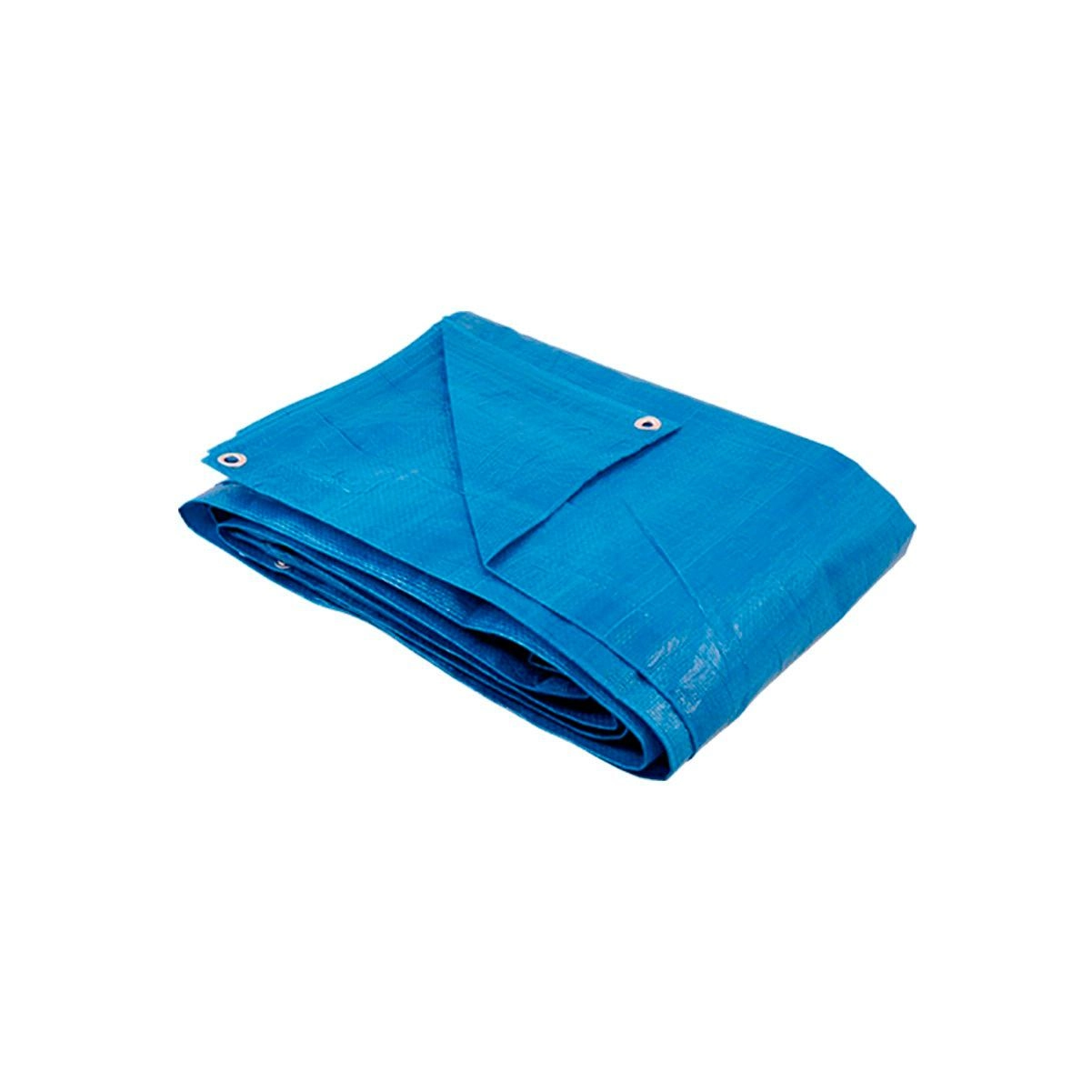 Lona Carreteiro Azul 100 Micras 5x3 70g/m2 Com Ilhoses