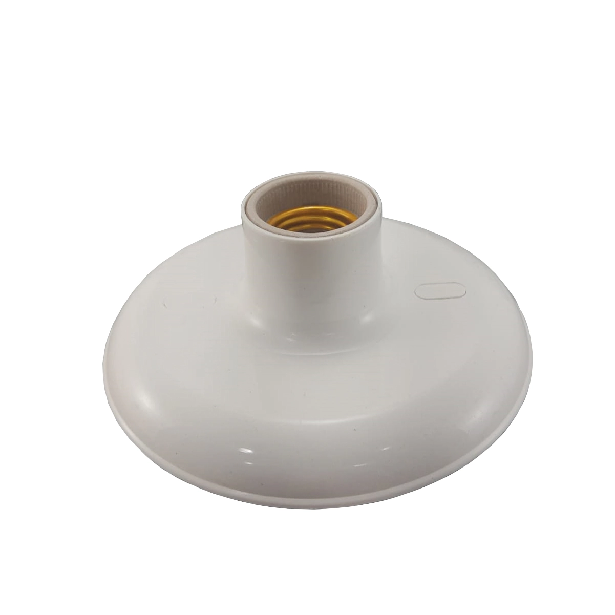 Kit 9 Plafon Redondo P/ Lâmpada Bocal Porcelana Branco