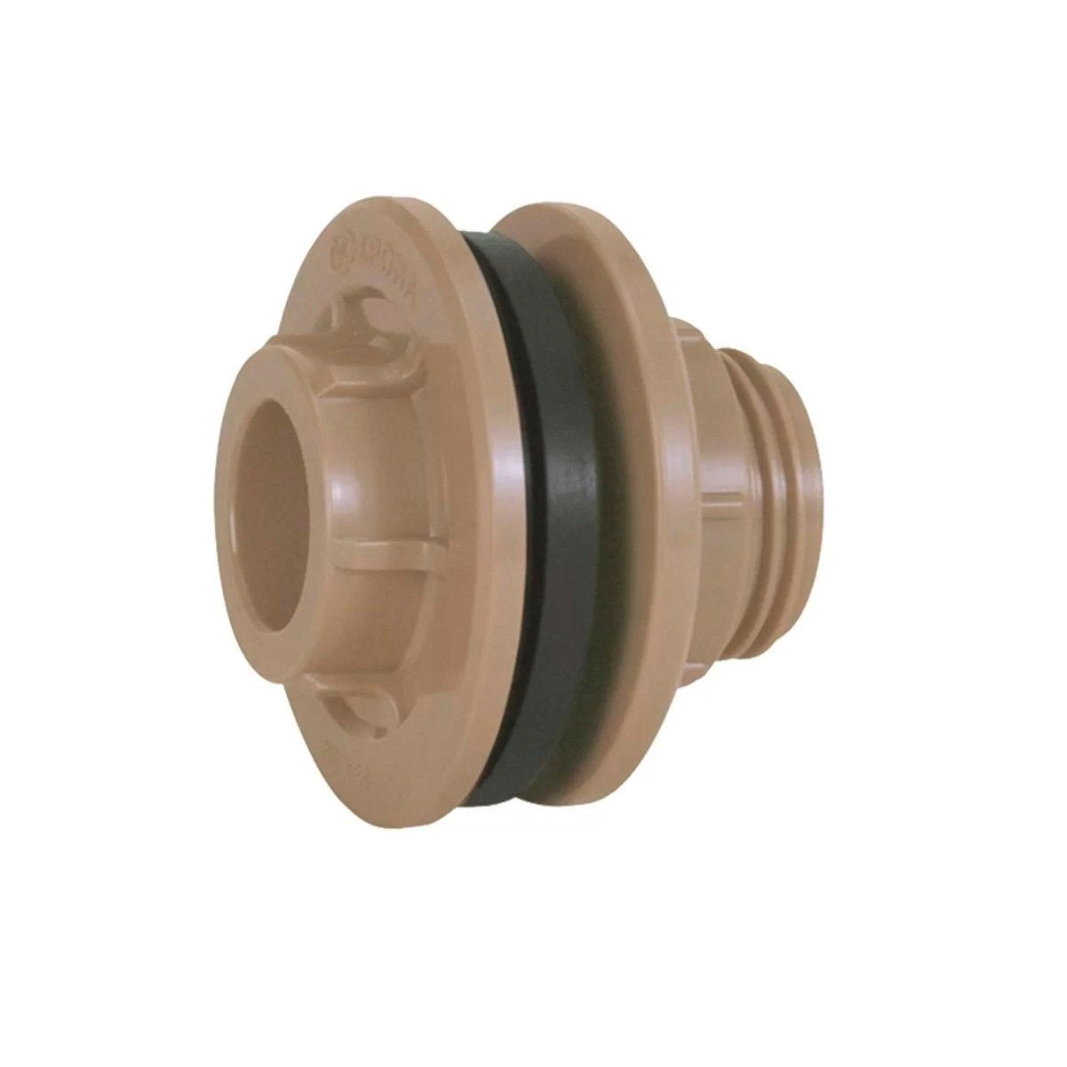 Kit 2 Adaptador Soldável Flange P/caixa D agua  40mmx1.1/4"