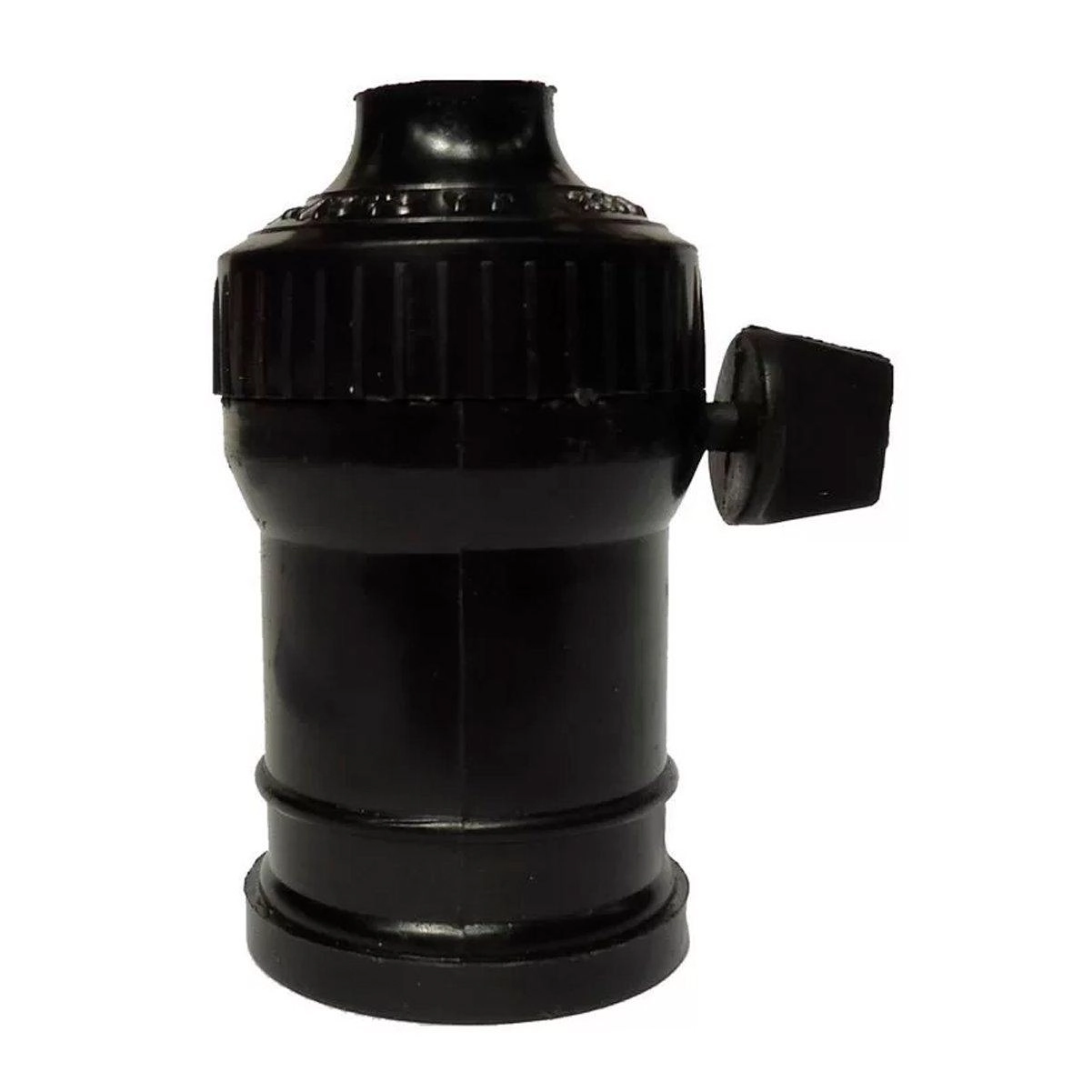 Kit 2 Soquete Para Lâmpada Com Chave Preto - Foxlux