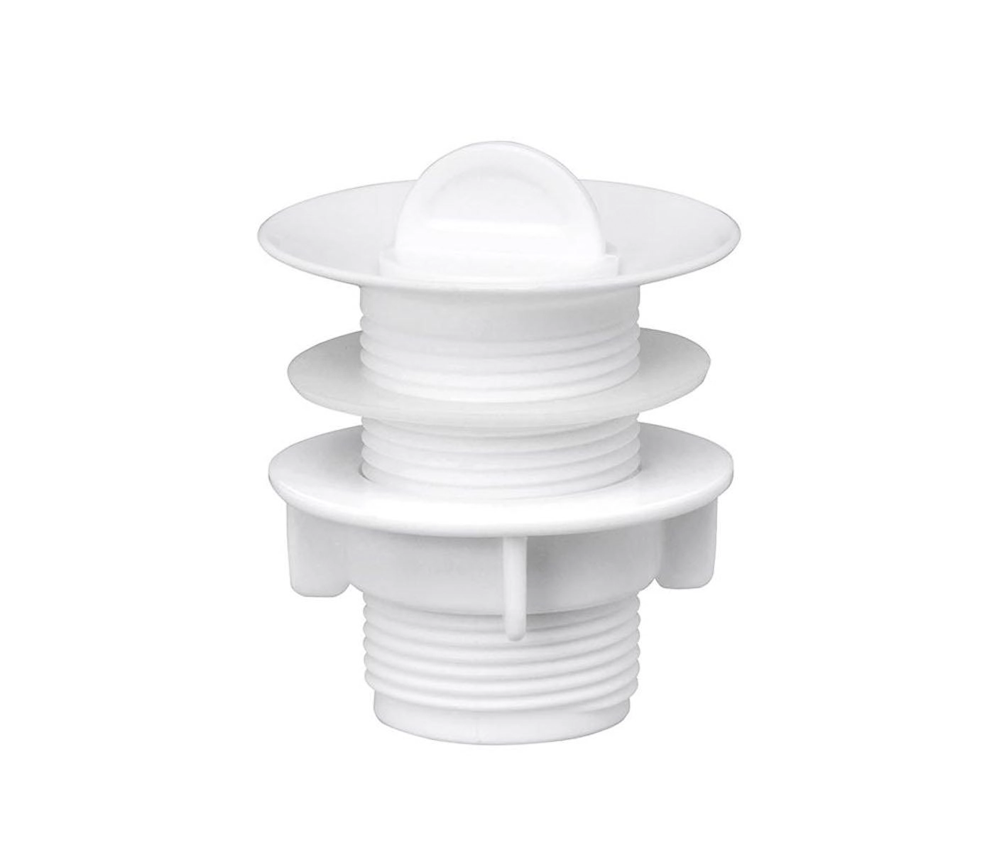 Kit 4 Válvula V8 Plástica Branca Para Lavatório E Tanque