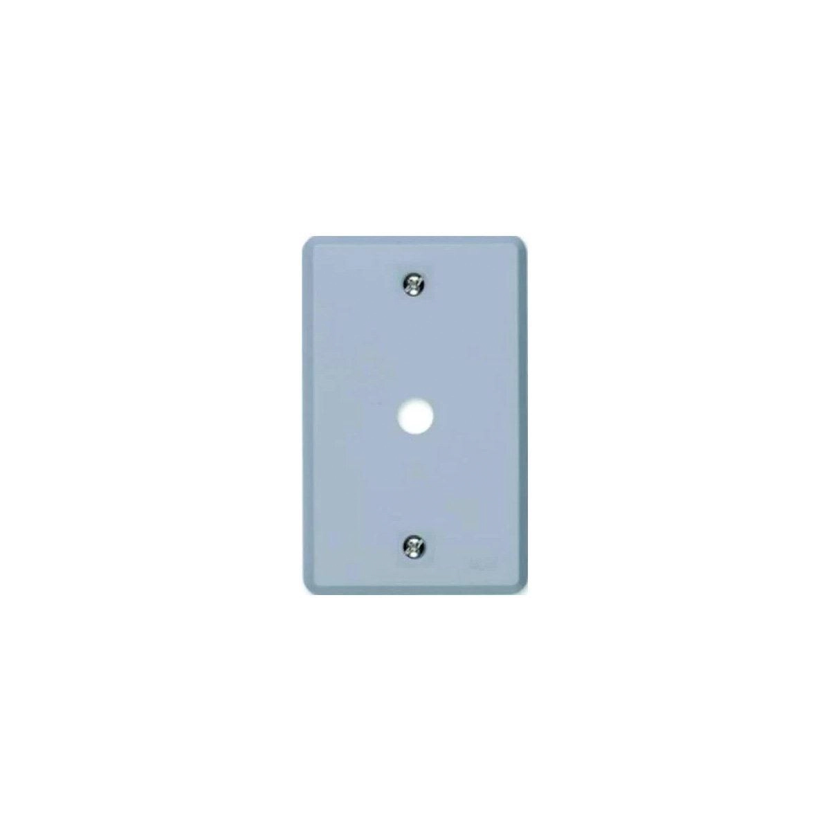 Kit 25 Placa Com Furo Central Cabo Com Conector Antena Cinza