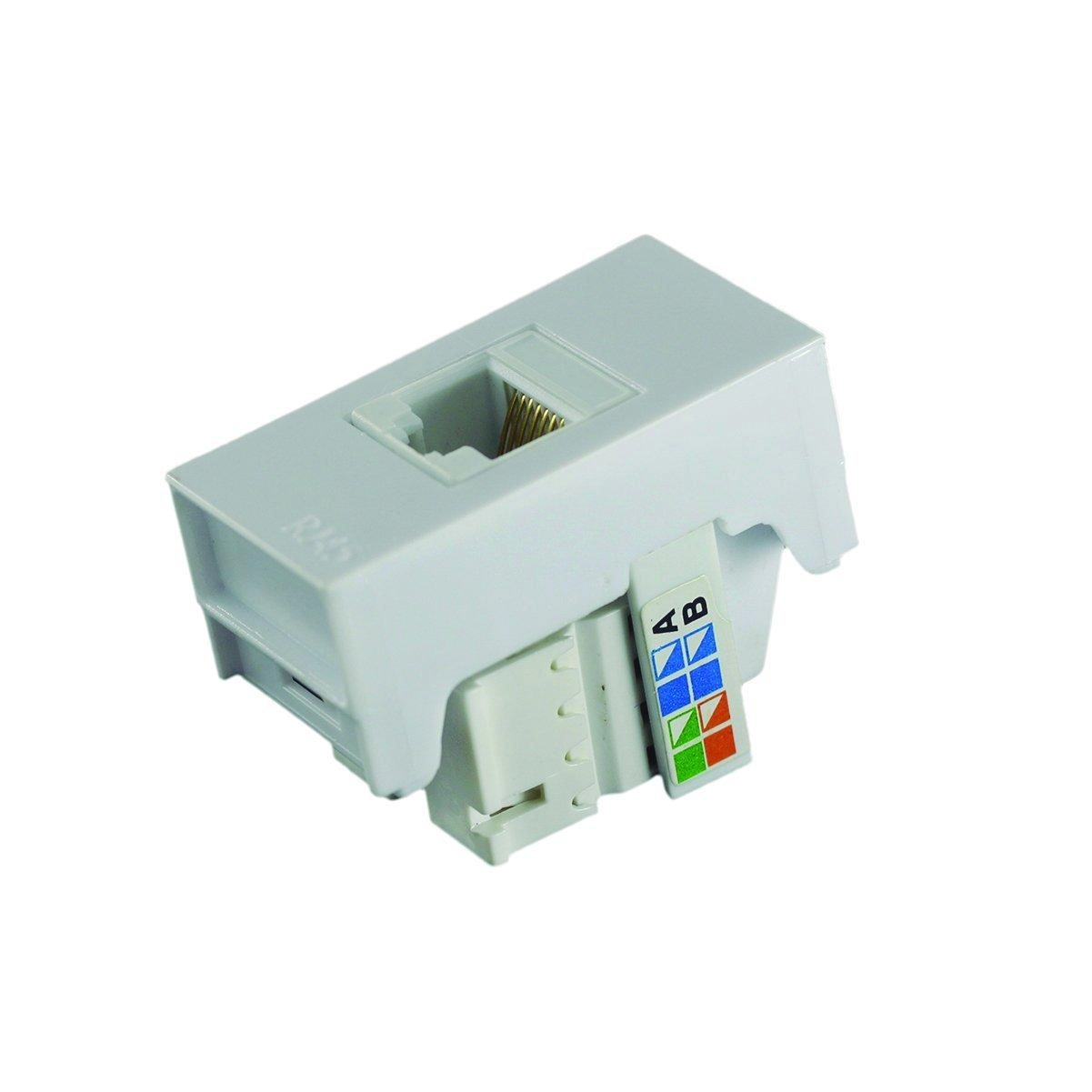 Kit 2 Tomada De Rede Rj45 + 2 Tomada Telefone Rj11