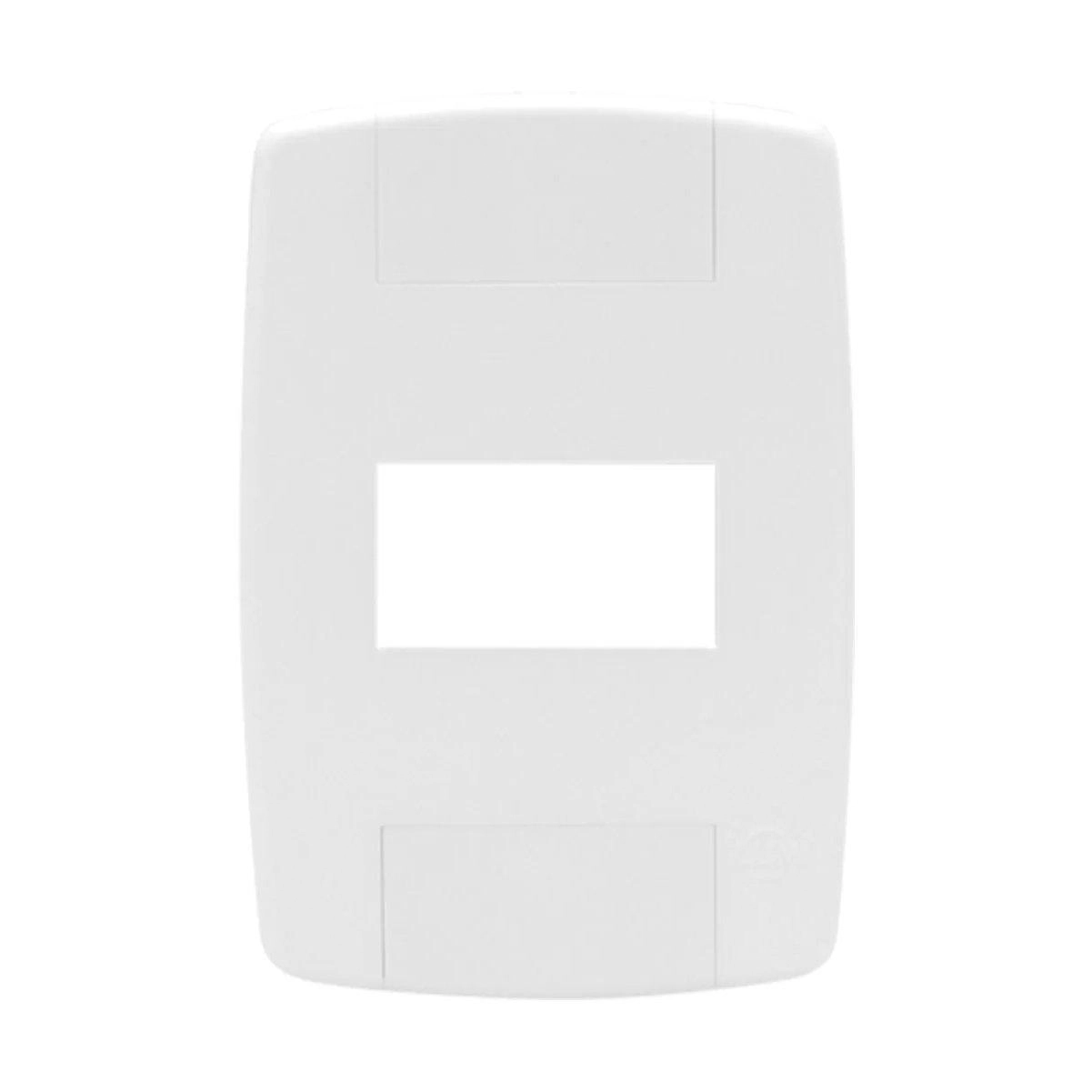 Kit 1 Placa 4x2 1 Módulo Lev+1 Interruptor 1tp Bloco 10a Lev