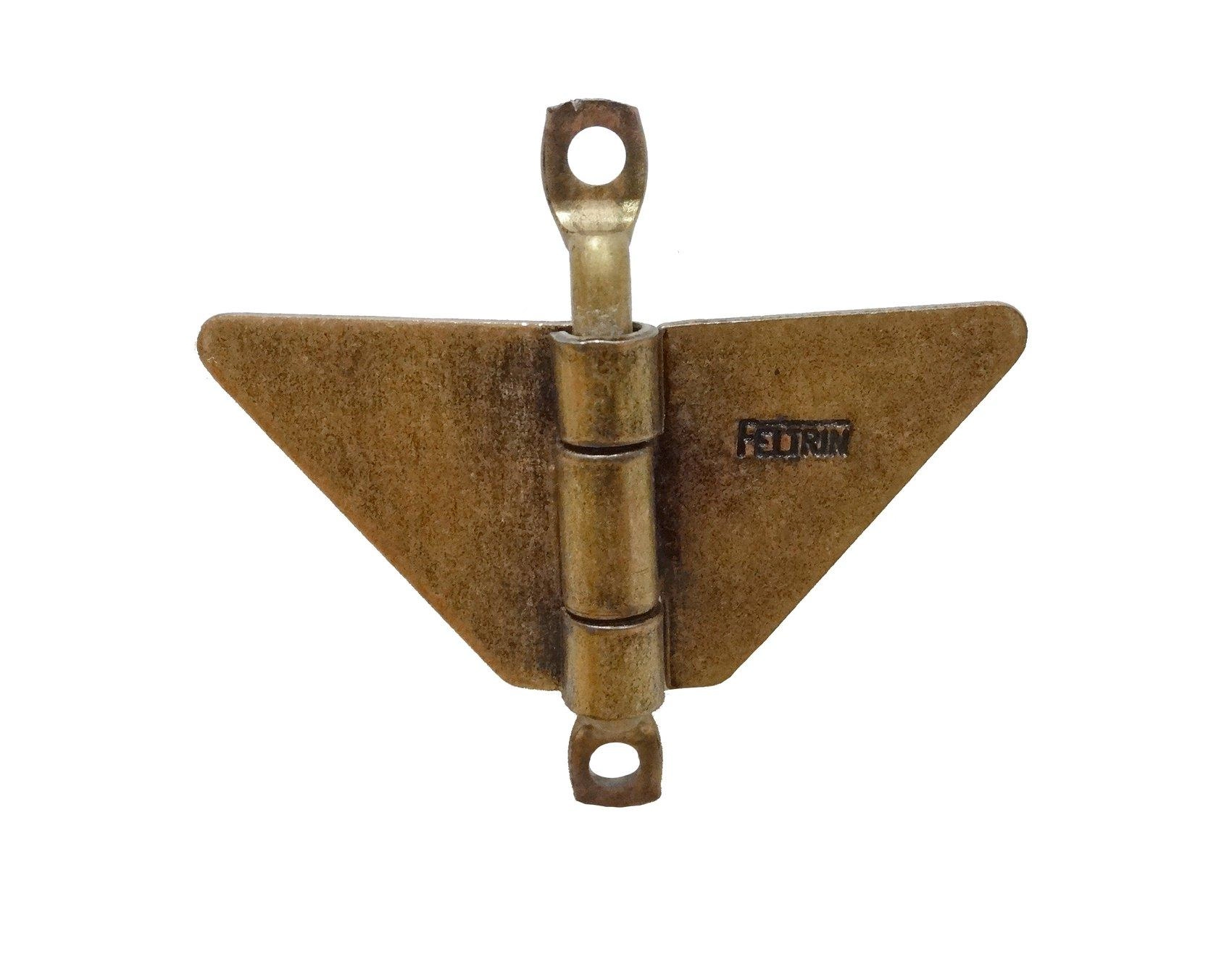Kit 14 Borboleta + Levantador Janela Guilhotina Ouro Velho
