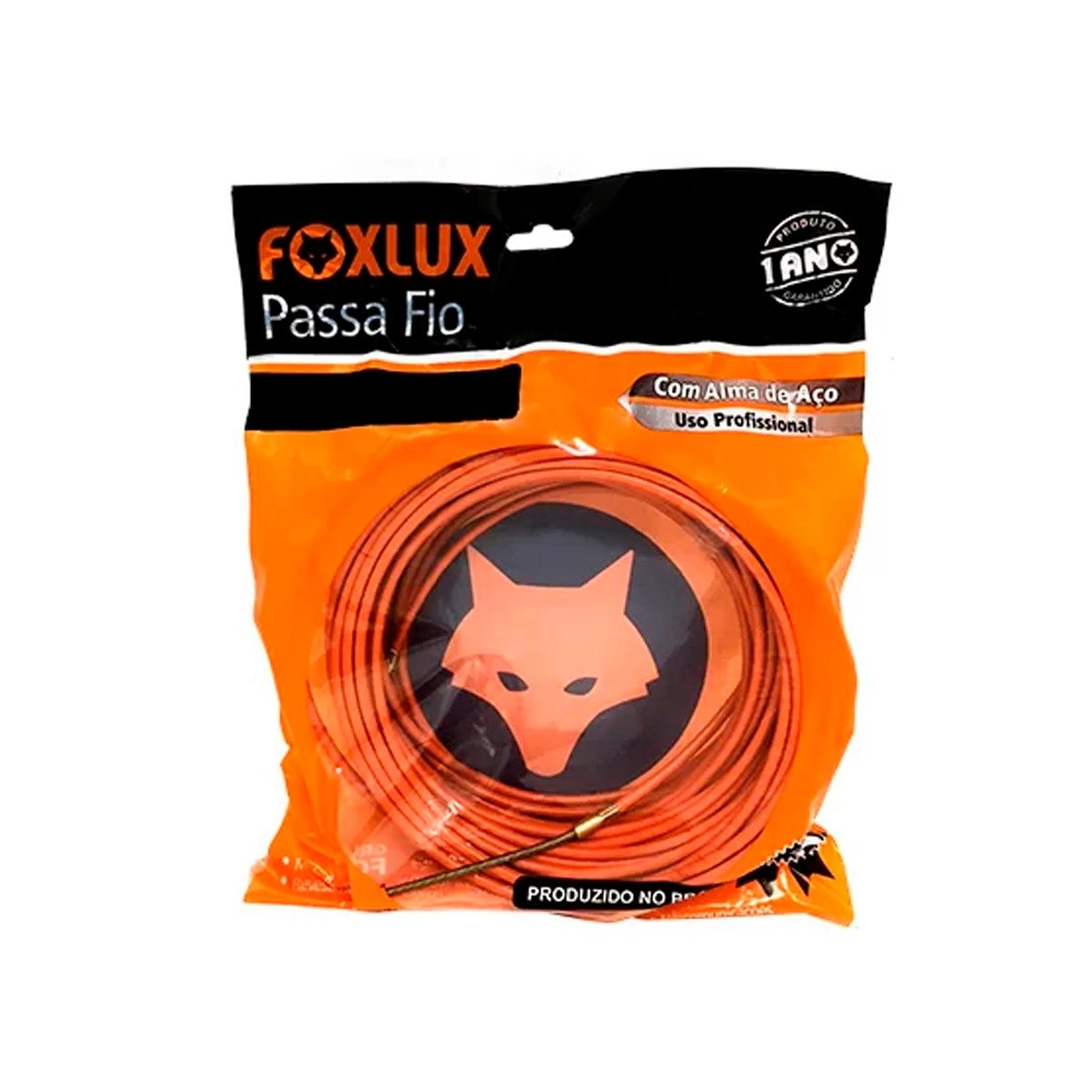 Kit 4 Passafio Alma De Aço Ponta De Latão E Mola Flexível