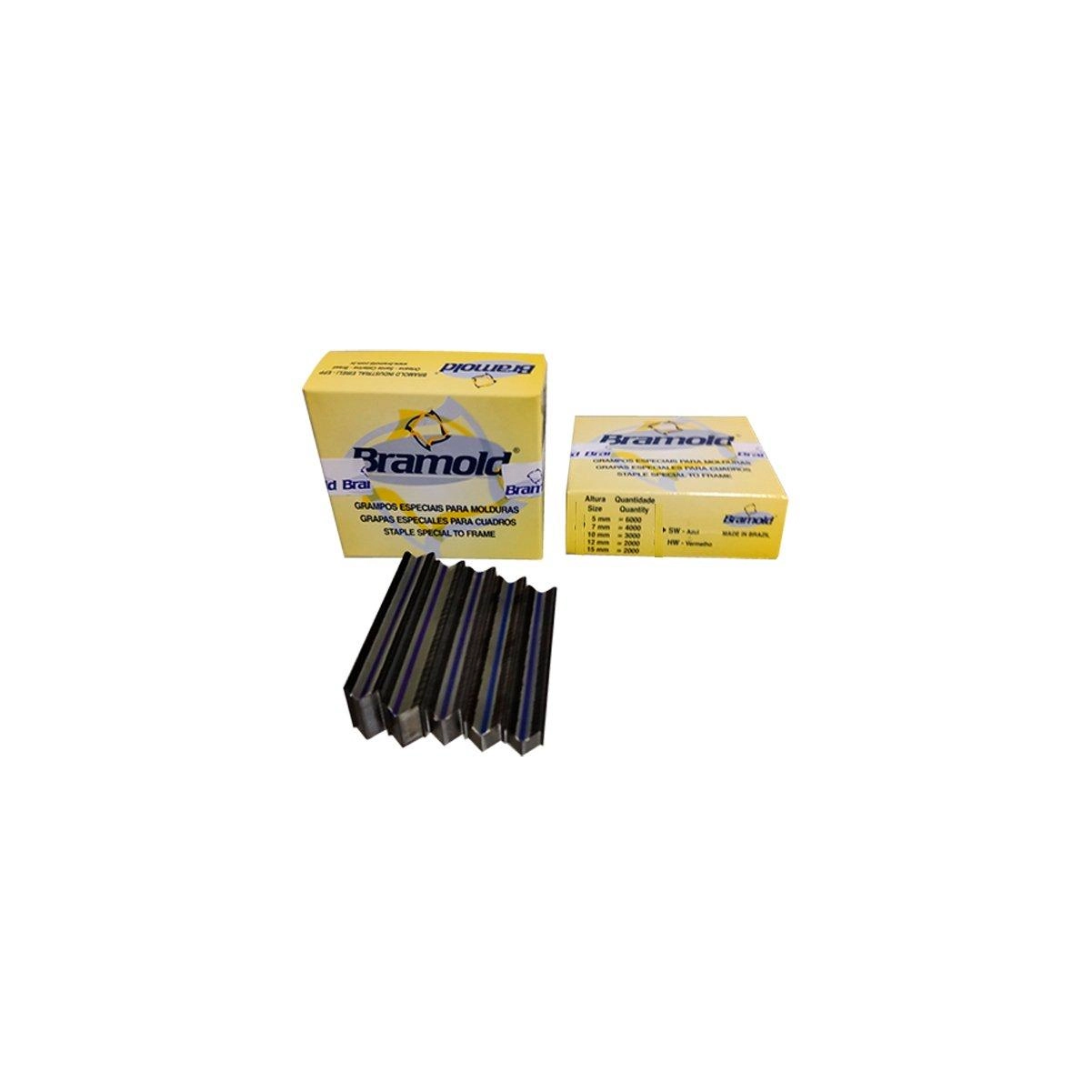 Grampo De Moldura Sw 15mm Com 2000 Unidades - Bramold, Tamanho: 15mm