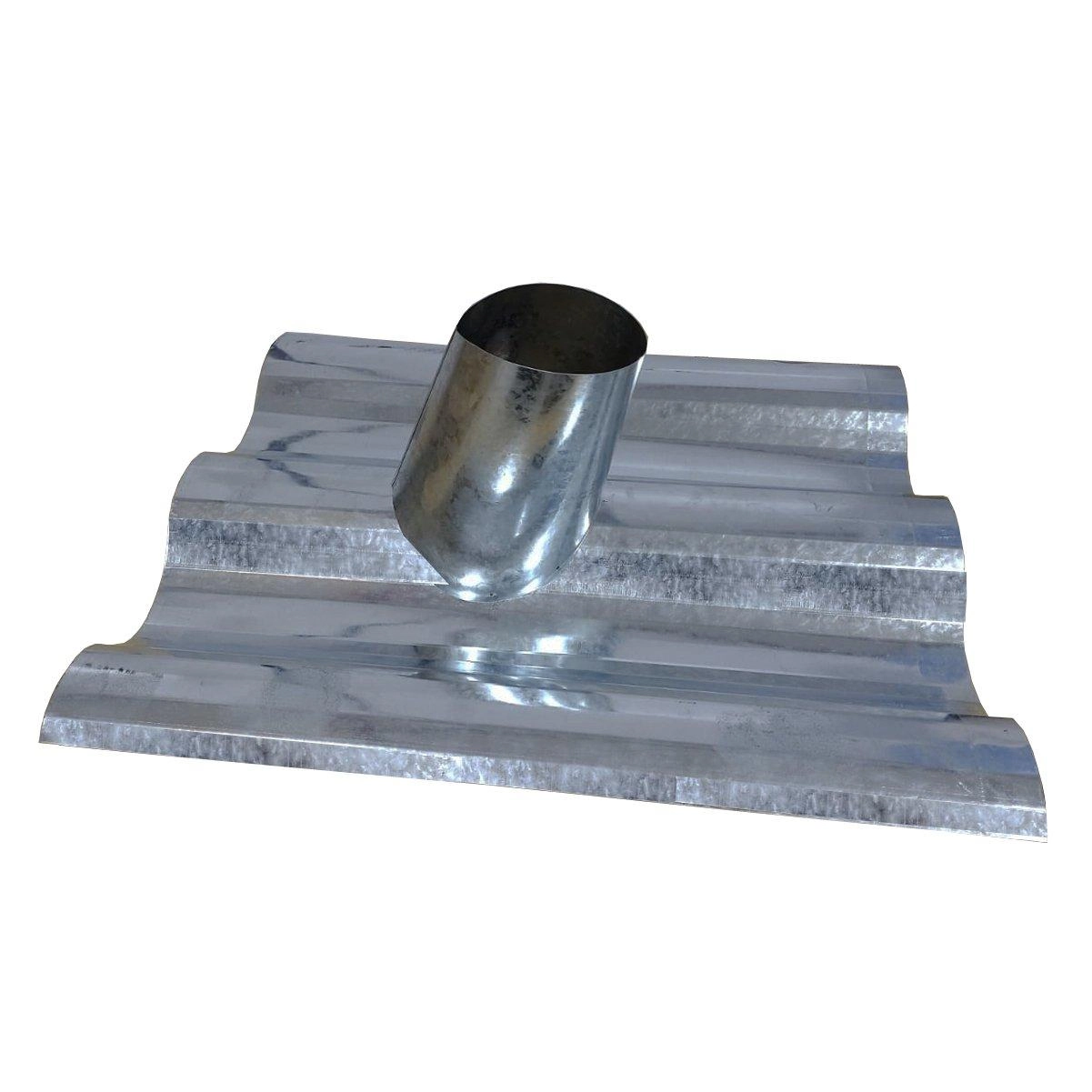Telha Ondulada Chaminé Galvanizada 6mm x 110 a 130mm - Volpato