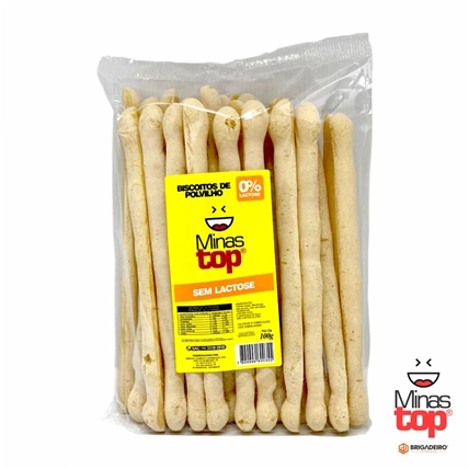 Bisc Polvilho Palito Sem Lactose 100g Minastop