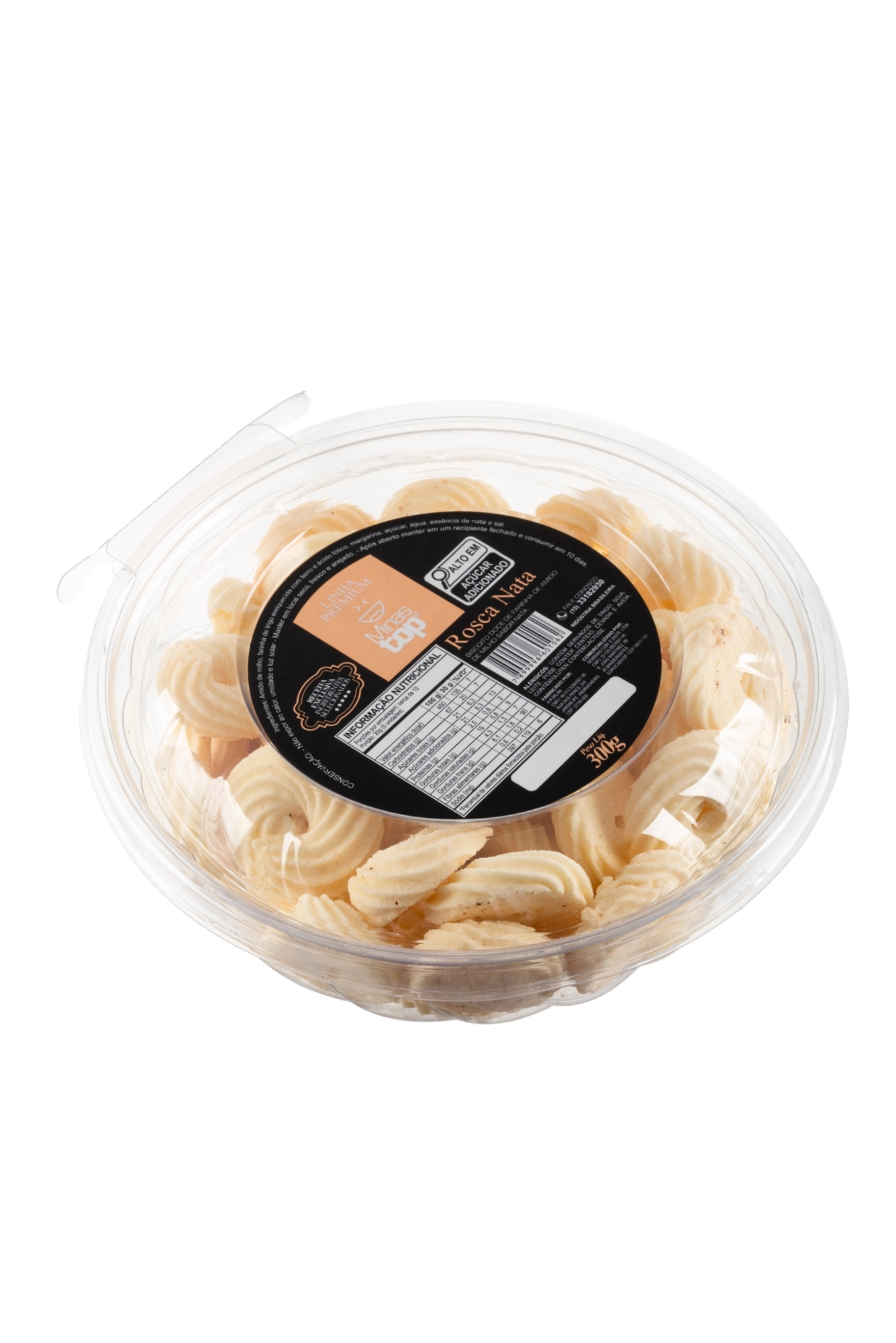 Bisc Minastop 300g Rosca Nata