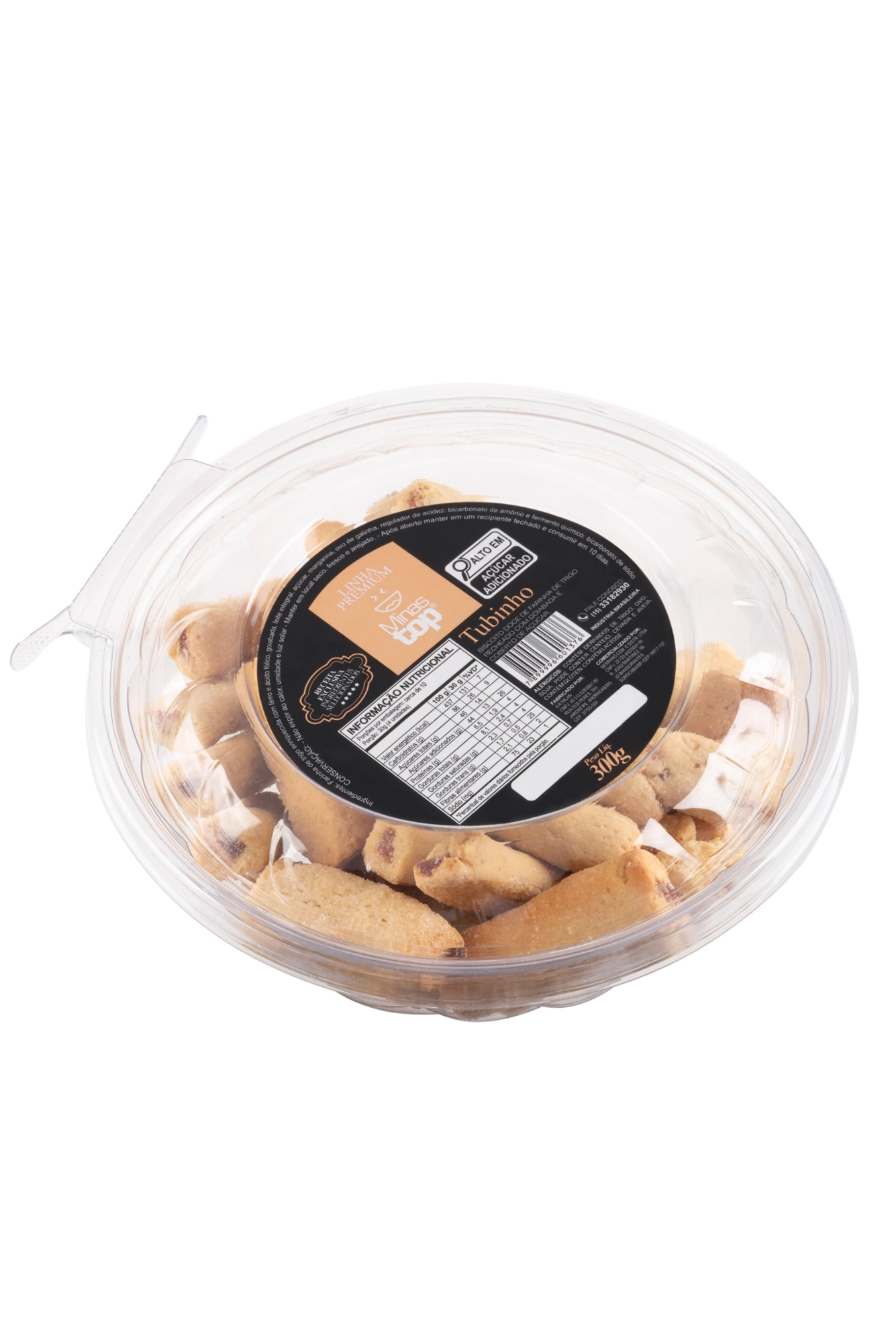 Biscoito Tubinho Tacho Minastop 300g