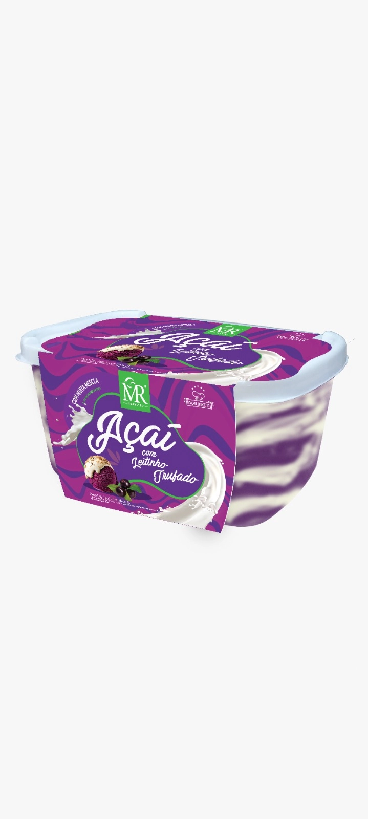 Pote Acai Com Leitinho Trufado Mr 1,5l