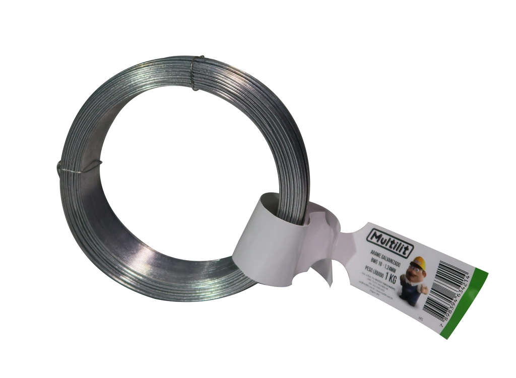 Arame Galvanizado 18 Bwg Multilit 1kg