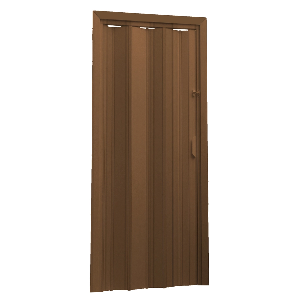 Porta Sanfonada Pvc 0,96x2,10 Multilit Mogno