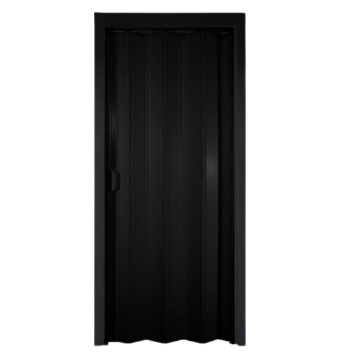 Porta Sanfonada Pvc 0,96x2,10m Multilit  Preta
