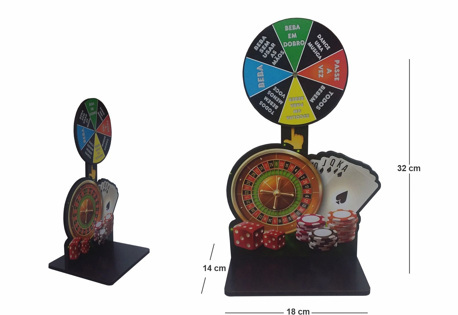 Roleta Shot Copo 6un 18x14x32cm 00825 Conecta