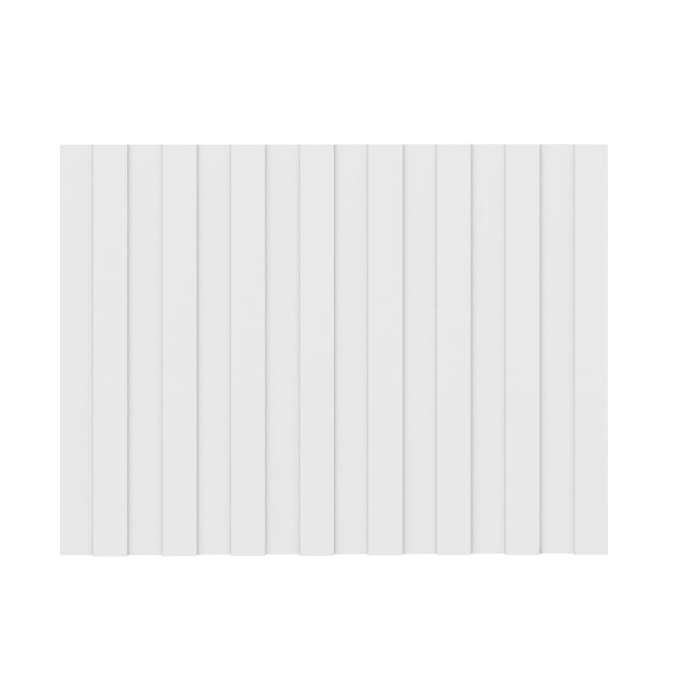 Painel Ripado Milla Branco Mdf 80cm Carraro