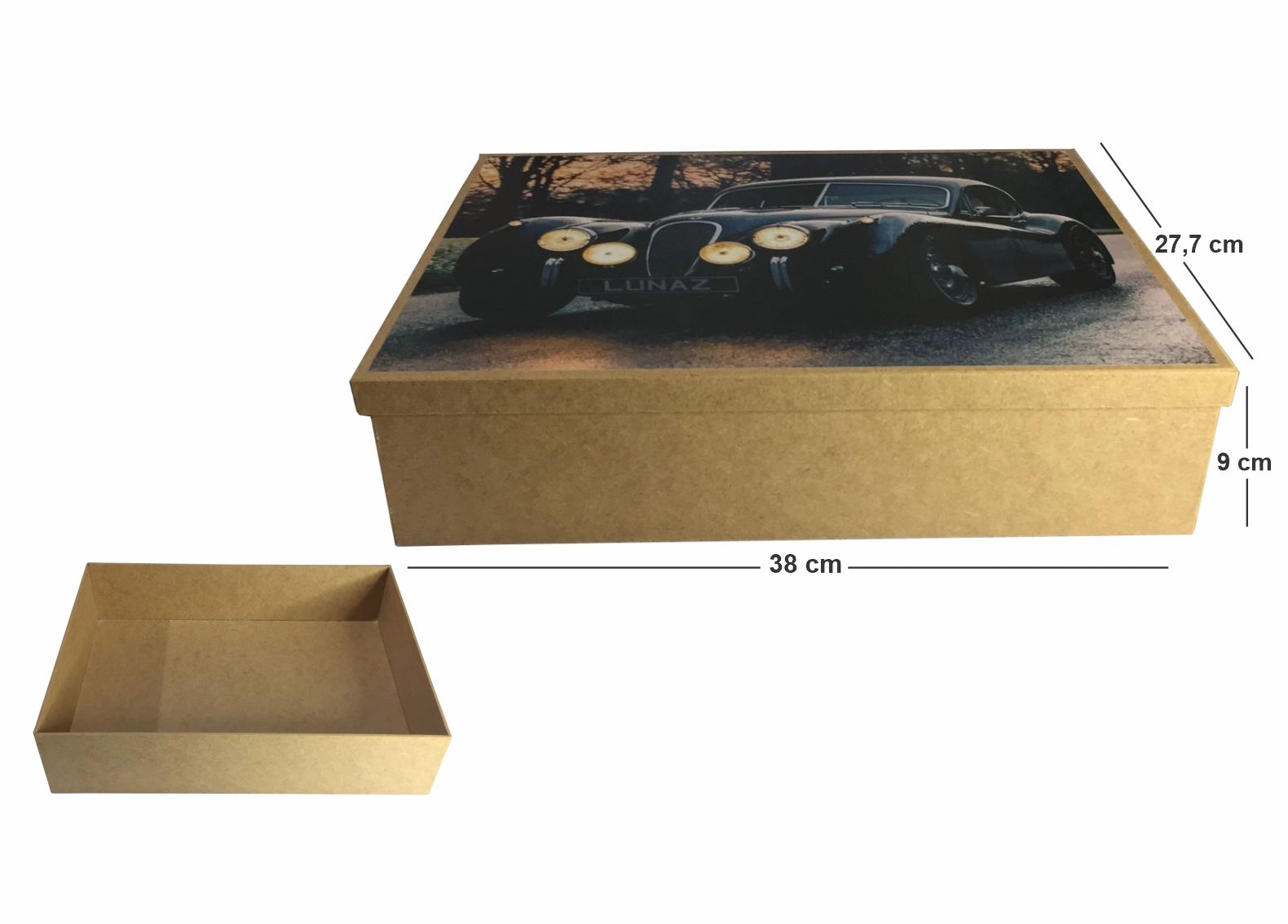 Caixa Vintage Grande 38x27.7x9cm 01749 Conecta