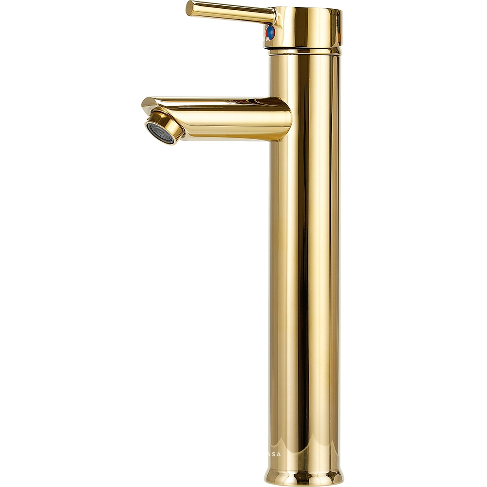 Torneira para banheiro cascata Misturador Monocomando Alta Xingu Pingoo.casa - Dourada