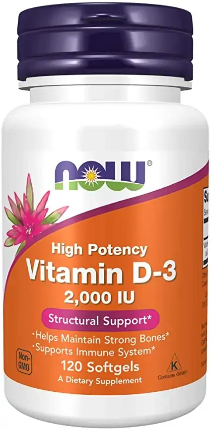 Vitamina D 2000iu Now 120 Caps