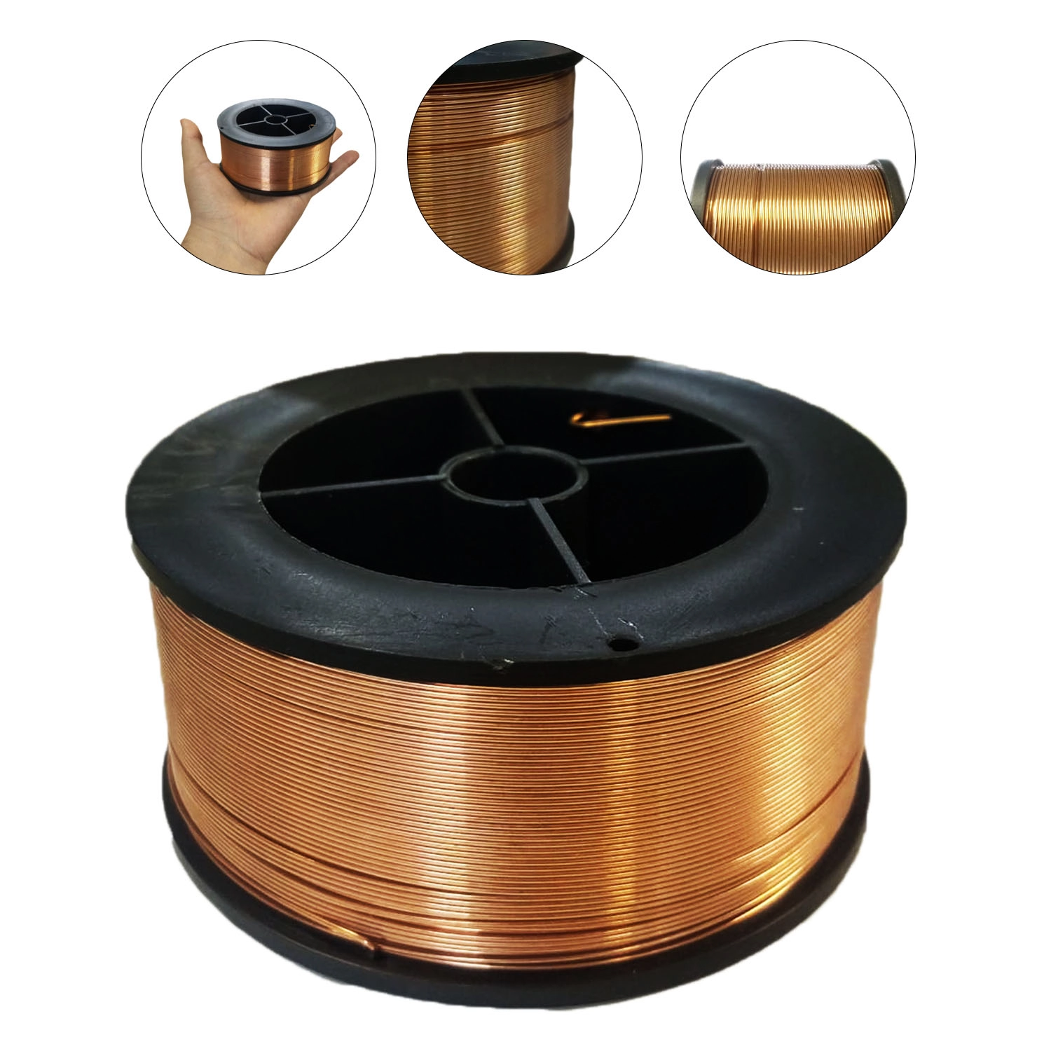 Arame Mig 0.8 Er70s-6 1kgs Para Uso Com Gás